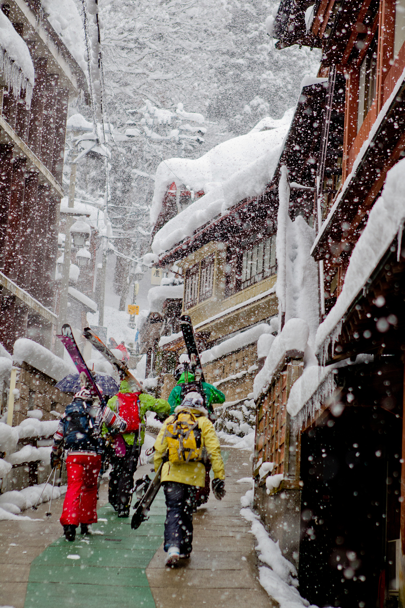 C Grant Gunderson Snowy Nozawa Onsen
